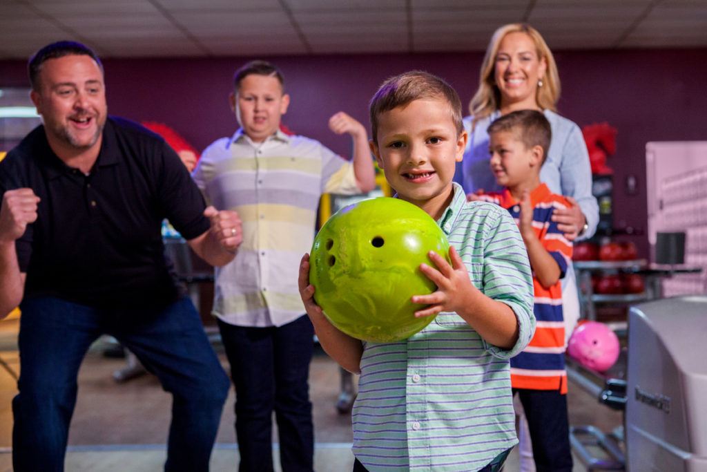 family bowling